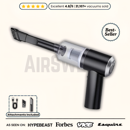 AirSweep™ - Tiny, Mighty, Cleans Every Corner Instantly