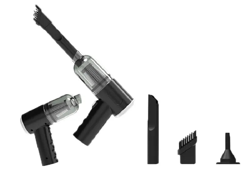 Wireless Car Vacuum Cleaner USB Charging 1200mAh Portable Cleaning Appliance Mini Wet and Dry Blow Vacuum Cleaner Household